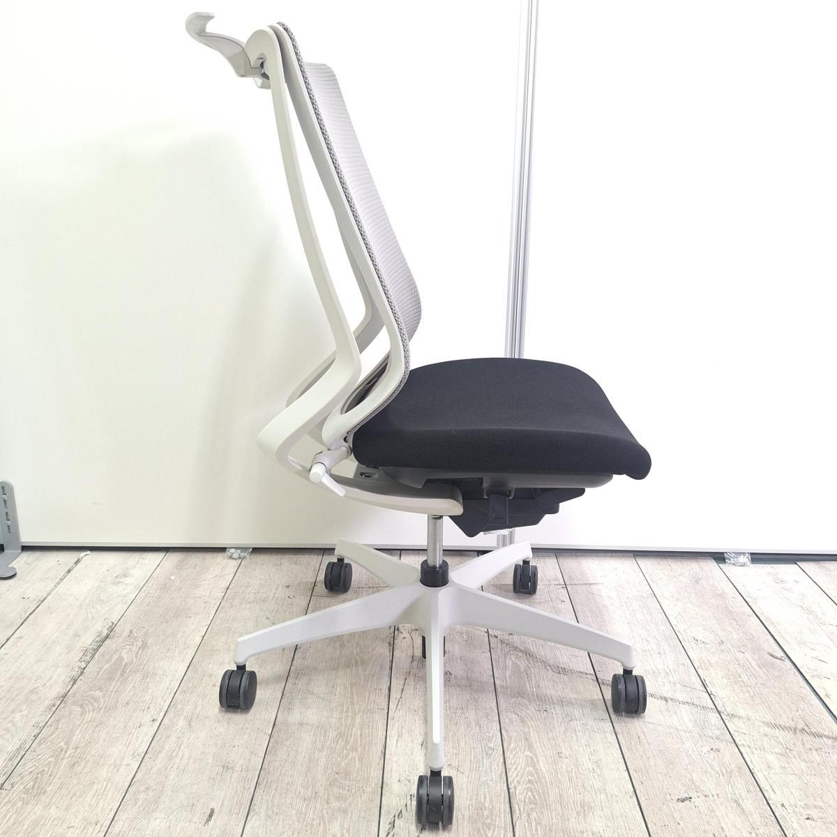 TG350①☆KOKUYO☆デュオラ☆オフィス☆メッシュ☆チェア☆肘付き☆22年 中古】デュオラ メッシュ コクヨ/KOKUYO 肘無ハイバックチェア 598745