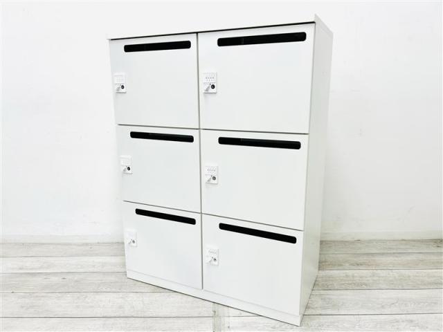 【中古】イプリア 41P031 イナバ（INABA) 6人用パーソナルロッカー