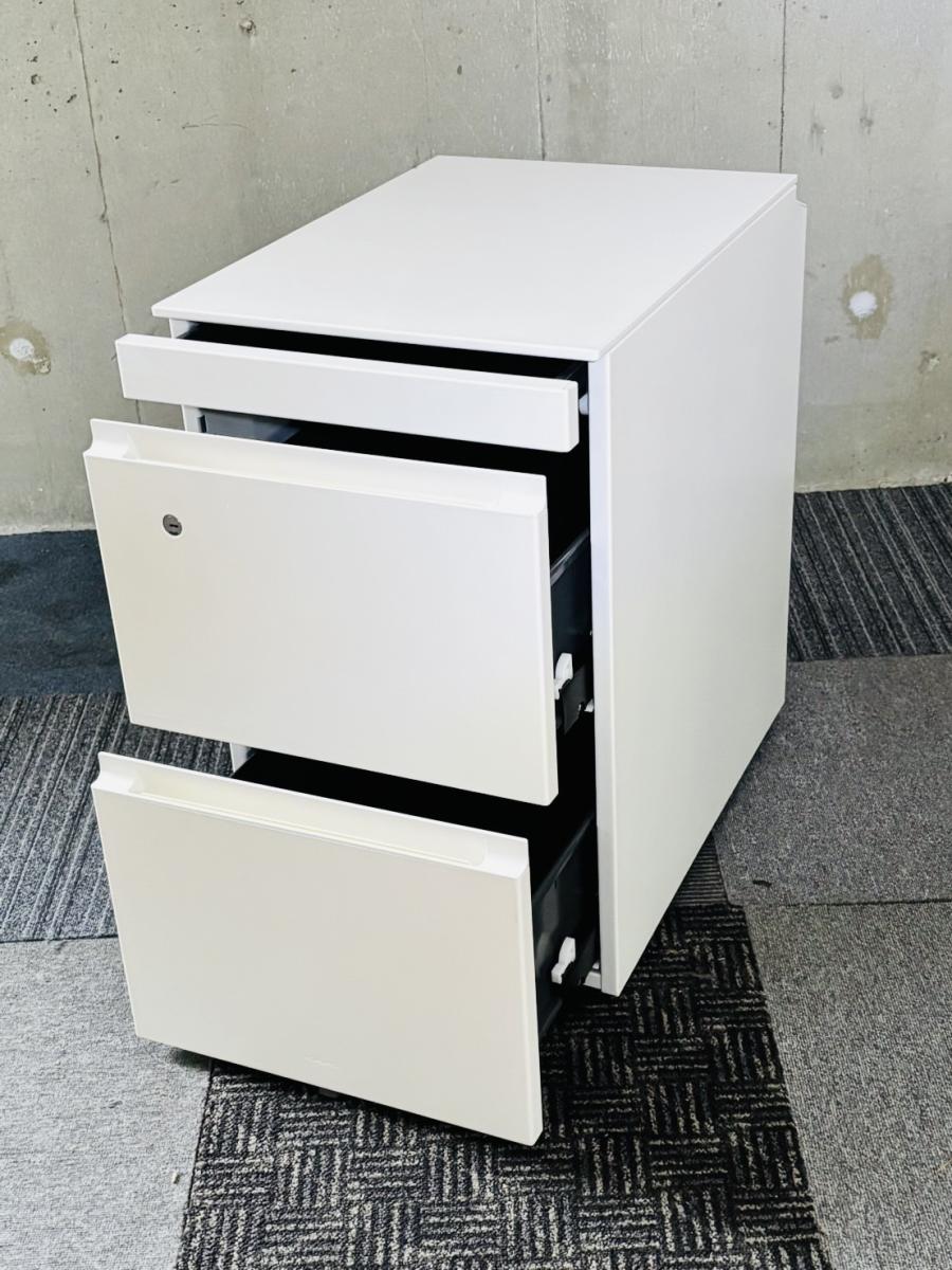 中古】GXワゴン コクヨ/KOKUYO ワゴン3段 598764 - 中古オフィス家具