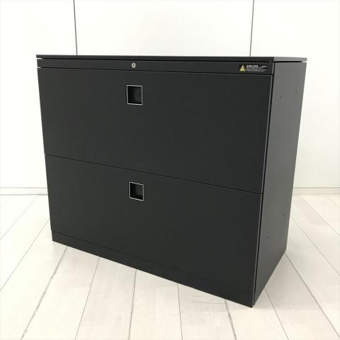 【中古】レクトライン 4BG1ZC ZK25 オカムラ（okamura） ローキャビネット／ラテラル