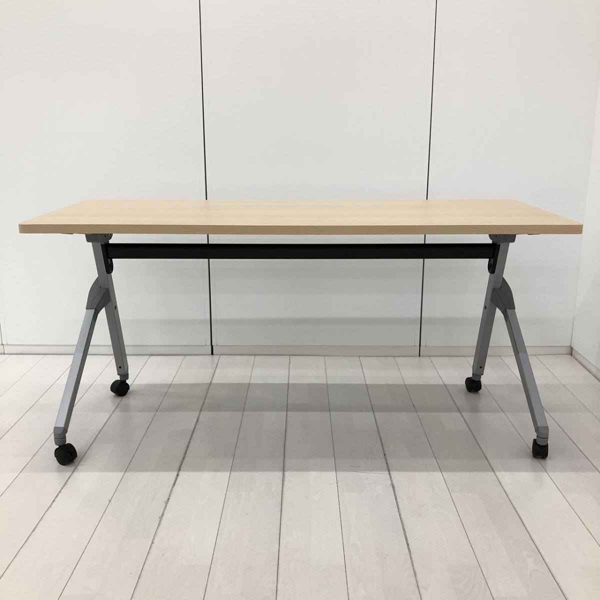 中古】フラプター 81F1AZ-MK37 オカムラ/okamura スタックテーブル(長
