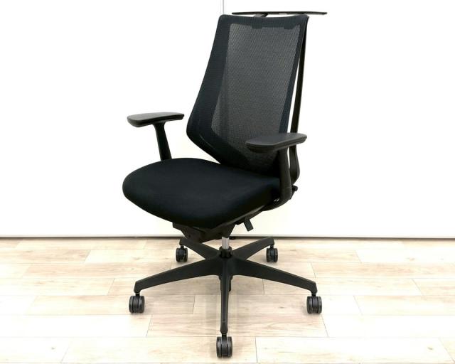 【中古】デュオラ メッシュ CRS-G3000E6 コクヨ（KOKUYO） 肘付ハイバックチェア