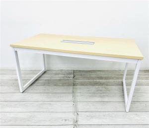【打ち合わせや作業にオススメなW1500のミーティングテーブルの入荷です！】■ミーティングテーブル　■ナチュラル　■天板ナチュラル×ホワイト脚　■W:1500mm×D:750mm×H:720mm