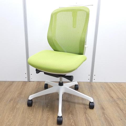 【中古】シルフィーメッシュ  オカムラ（okamura） 肘無ローバックチェア