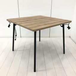 【カフェスペースにもフィットするオシャレなデザイン！】■コクヨ　フランカシリーズ　ミーティングテーブル　W900×D900×H720㎜　ナチュラル木目カラー【KOKUYO　Franka】【ABW】