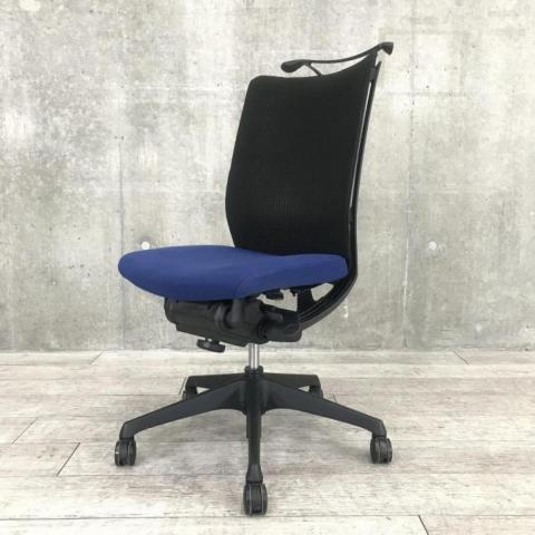 【中古】ヴィスコンテチェア  オカムラ（okamura） 肘無ローバックチェア