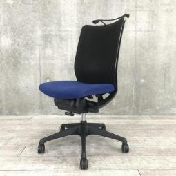 オカムラ　ヴィスコンテ　ブルー　ブラック　メッシュ　コートハンガー　通気性【T6】