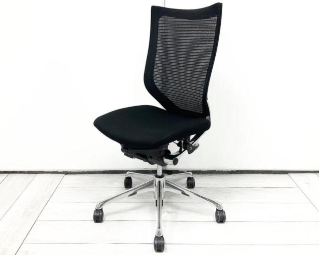 【中古】バロンチェア CP85BR FDF1 オカムラ（okamura） 肘無ハイバックチェア