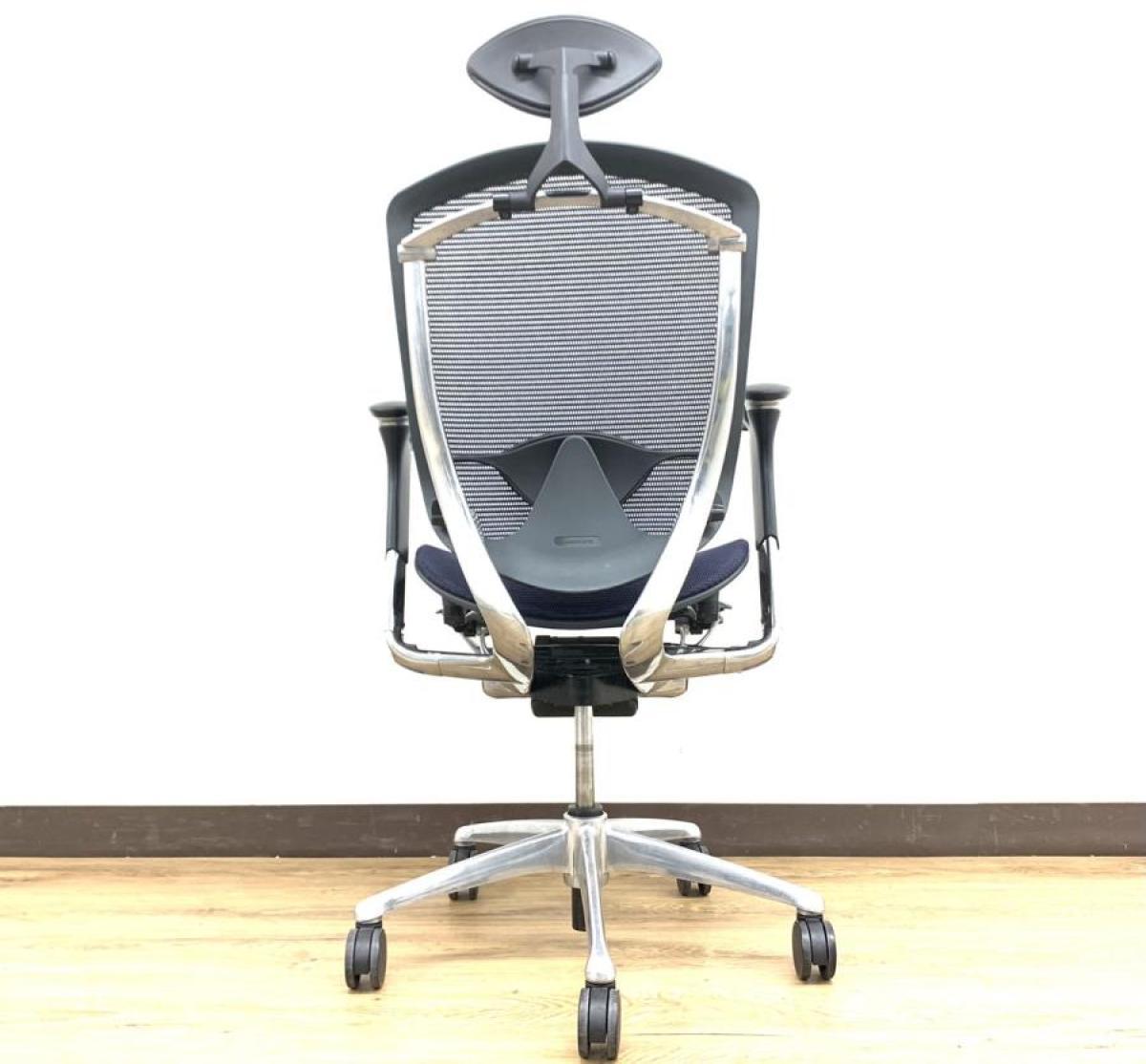 中古】コンテッサチェア CM51AB-FBH4 オカムラ/okamura 肘付ハイバック