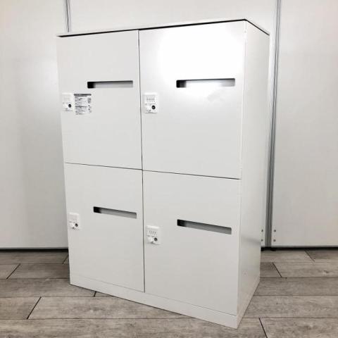 【中古】ピクスライン 4Z6JRY ZA75 オカムラ（okamura） 4人用パーソナルロッカー