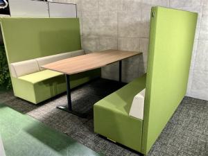【テーブルとソファのセット商品！リラックス出来る空間で快適ワークを】◆コクヨ/ブラケッツ　商談　面談　休憩《オフィスバスターズ福岡博多店は、福岡を拠点として、日本全国へ中古オフィス用品・オフィス家具を提供しております》