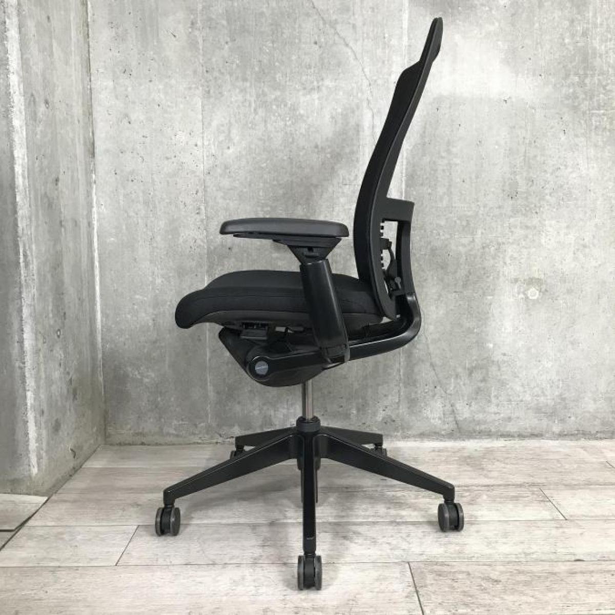 中古】ゾディーチェア HAWORTH/ヘイワース 肘付ハイバックチェア