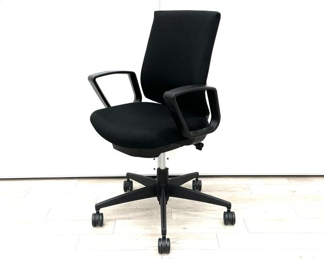 【中古】ウィザード4  コクヨ（KOKUYO） 肘付ローバックチェア