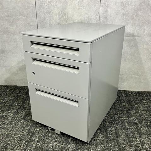 【中古】STワゴンシリーズ ST-A4-3-606SK MG ウチダ（UCHIDA) ワゴン3段