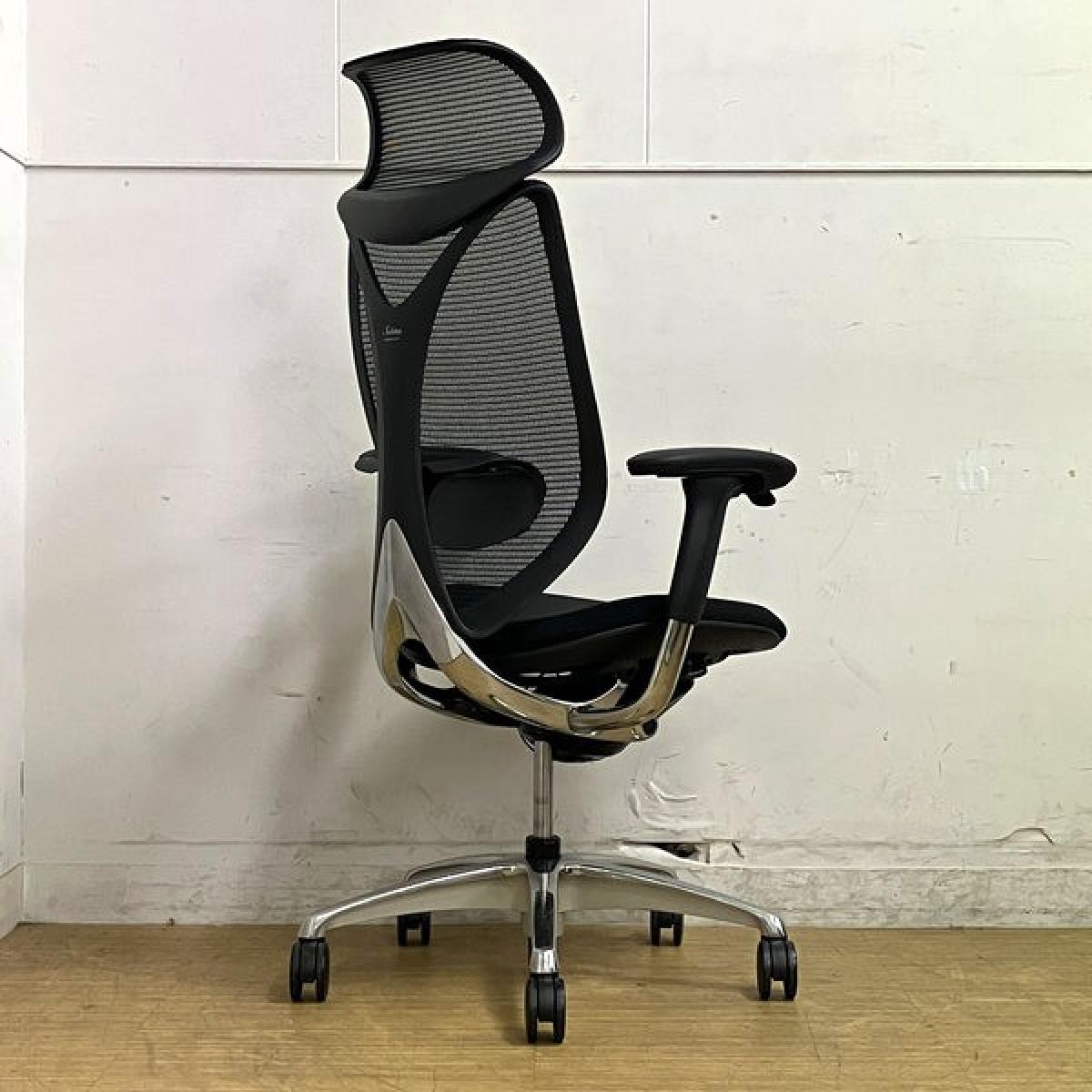 中古】サブリナ C885BX FSY1 オカムラ/okamura 肘付ハイバックチェア