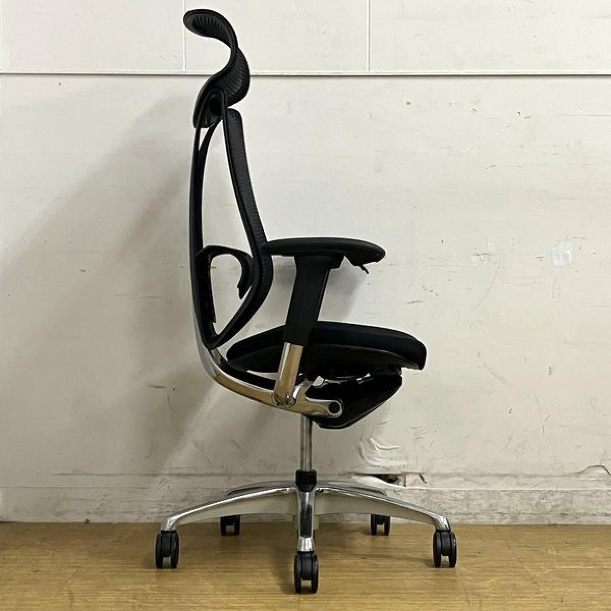 中古】サブリナ C885BX FSY1 オカムラ/okamura 肘付ハイバックチェア