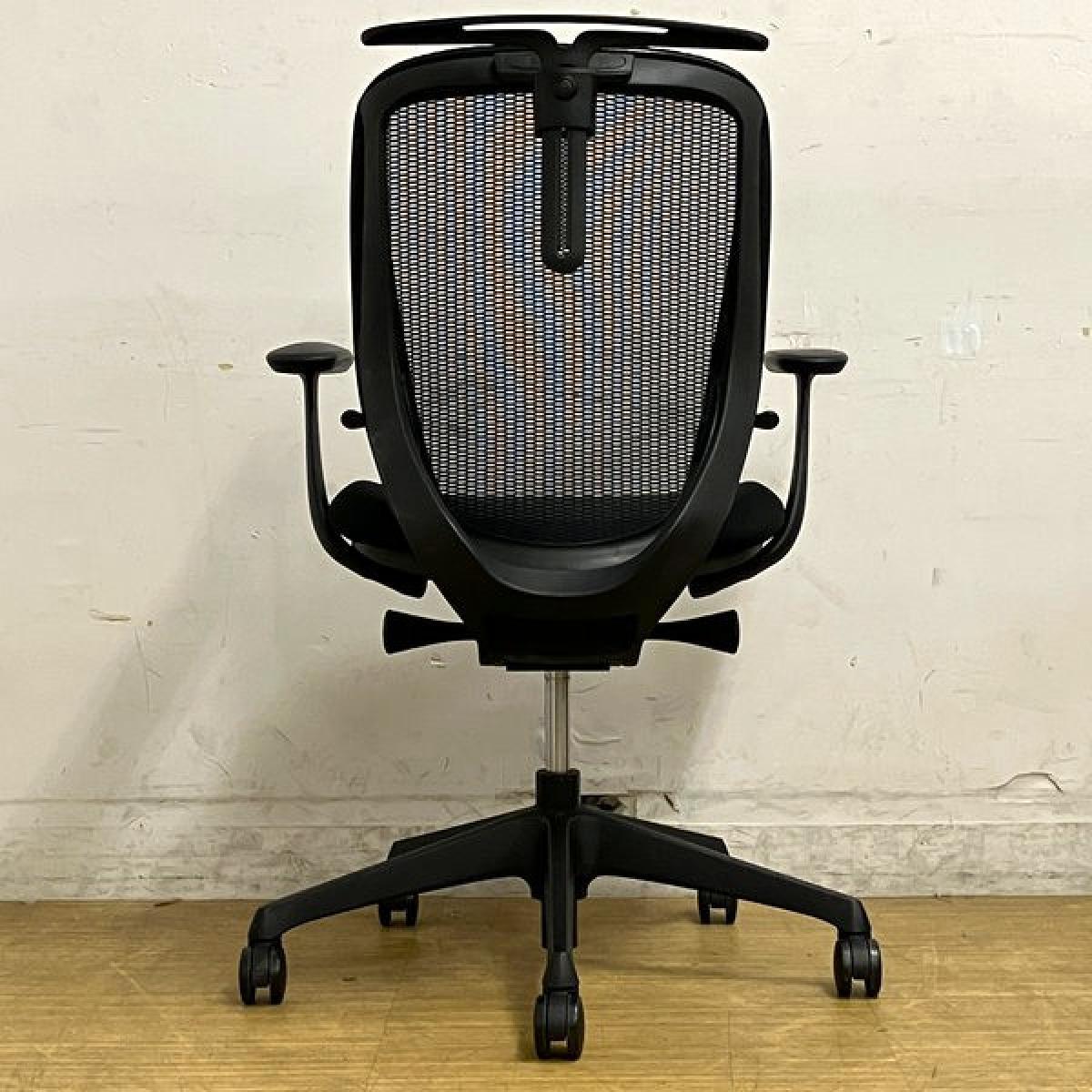 中古】シルフィーメッシュ C641XR FMP1 オカムラ/okamura 肘付ロー