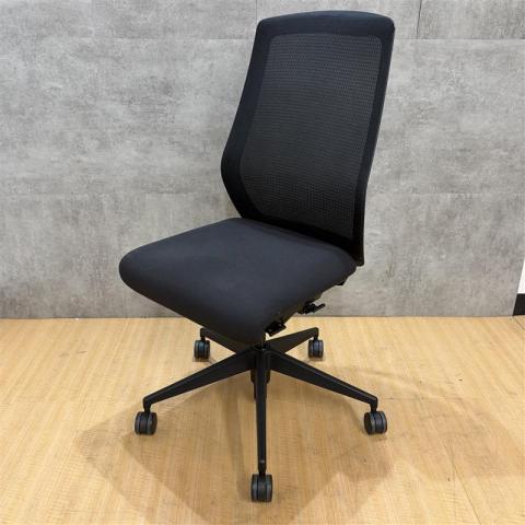 【中古】セレッツァ ELA2-00B ウチダ（UCHIDA) 肘無ハイバックチェア