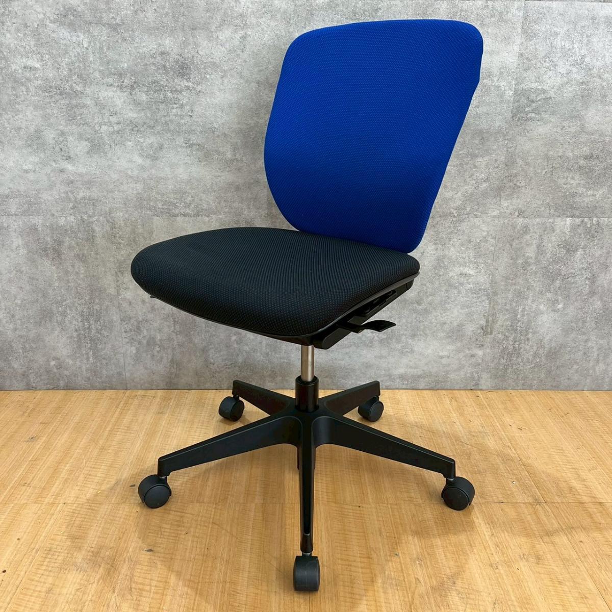 中古】 KE-240GH-T1T1N7 イトーキ/ITOKI 肘無ローバックチェア 599293 