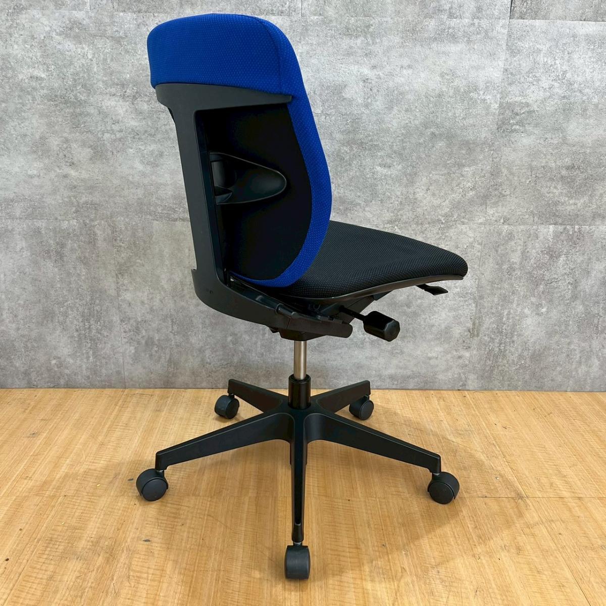 中古】 KE-240GH-T1T1N7 イトーキ/ITOKI 肘無ローバックチェア 599293 
