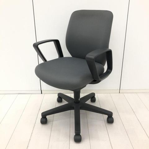 【中古】セディスタチェア CRS-G420F5 コクヨ（KOKUYO） 肘付ローバックチェア