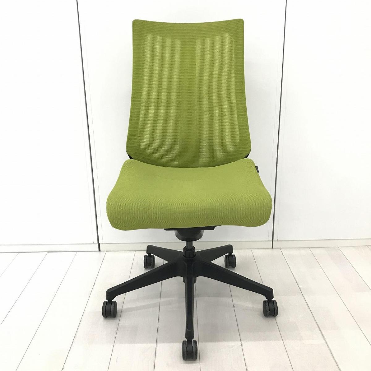 中古】アクト メッシュ 樹脂 イトーキ/ITOKI 肘無ハイバックチェア 