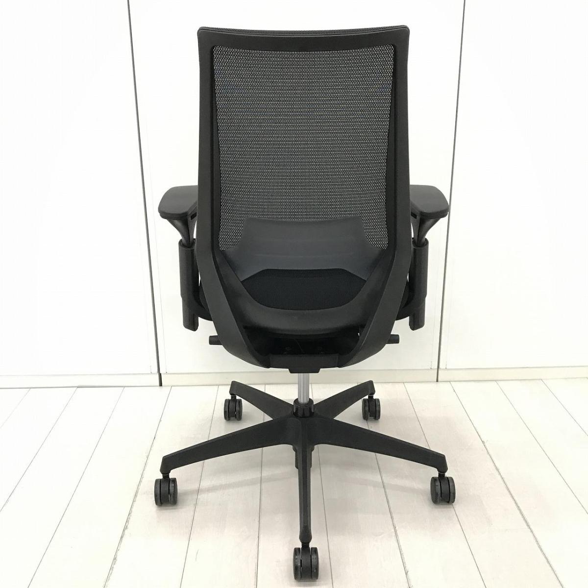 中古】デュオラ メッシュ コクヨ/KOKUYO 肘付ハイバックチェア 599371