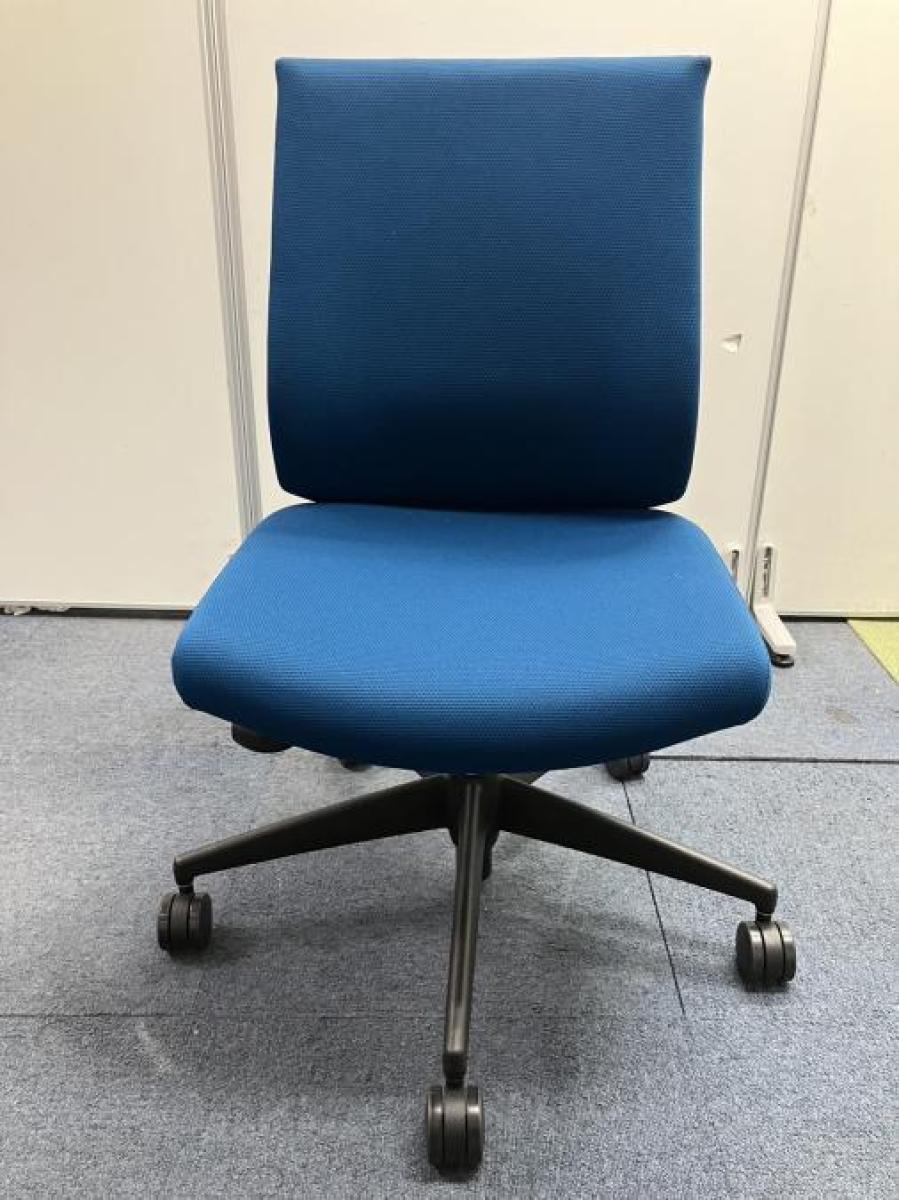 中古】ウィザード3 樹脂 コクヨ/KOKUYO 肘無ローバックチェア 599420