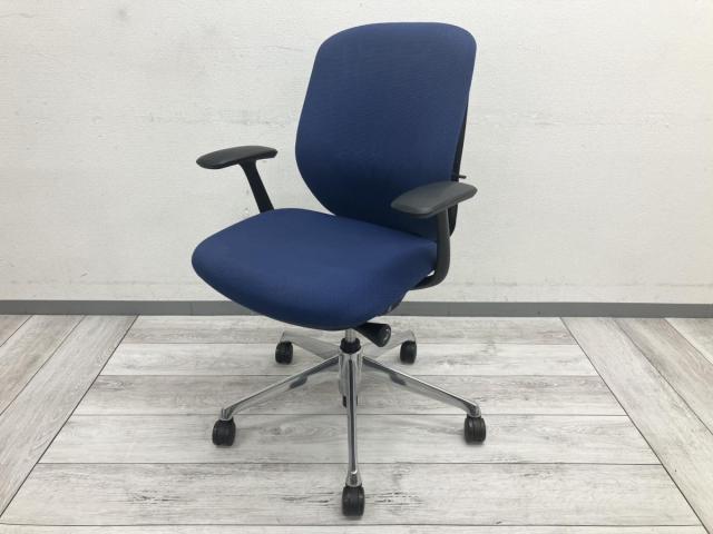 【中古】シルフィー CQ37MR FSF1 オカムラ（okamura） 肘付ローバックチェア