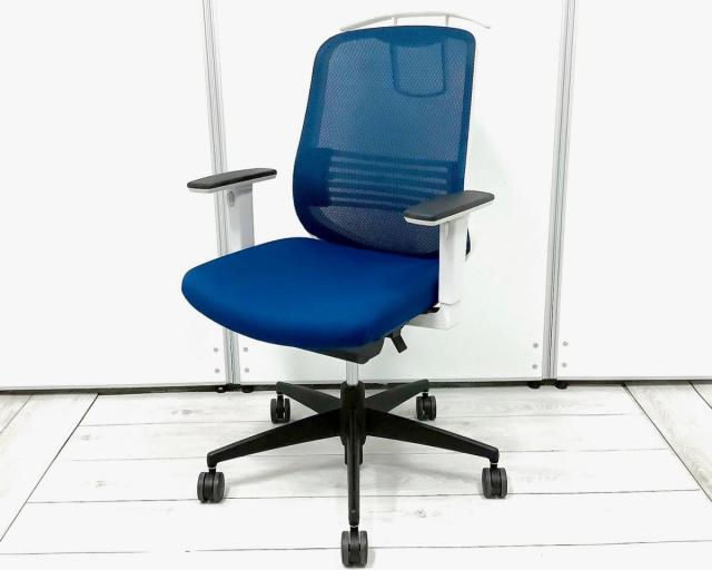 【中古】シロッコ CR-G2633E1 G4T6 コクヨ（KOKUYO） 肘付ハイバックチェア