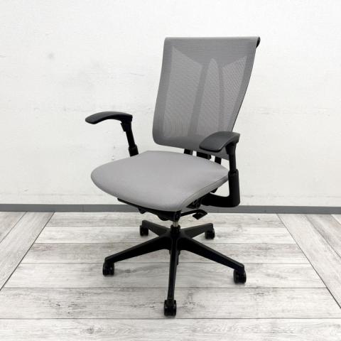 【中古】セレーオチェア KF-570JB1-TTW6 イトーキ（ITOKI） 肘付ハイバックチェア