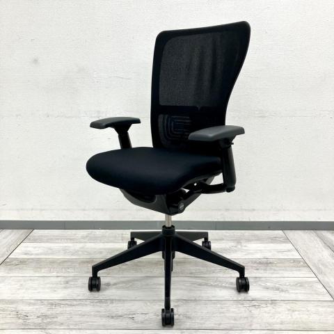 【中古】ゾディーチェア SZP-20-412MA1 HAWORTH（ヘイワース） 肘付ハイバックチェア