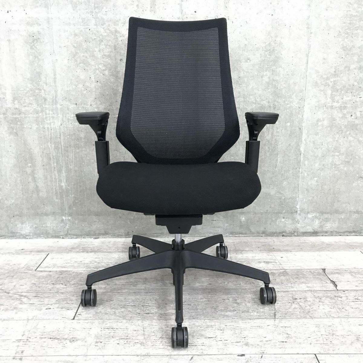 中古】デュオラ メッシュ CRS-G3000E6N コクヨ/KOKUYO 肘付ハイバック