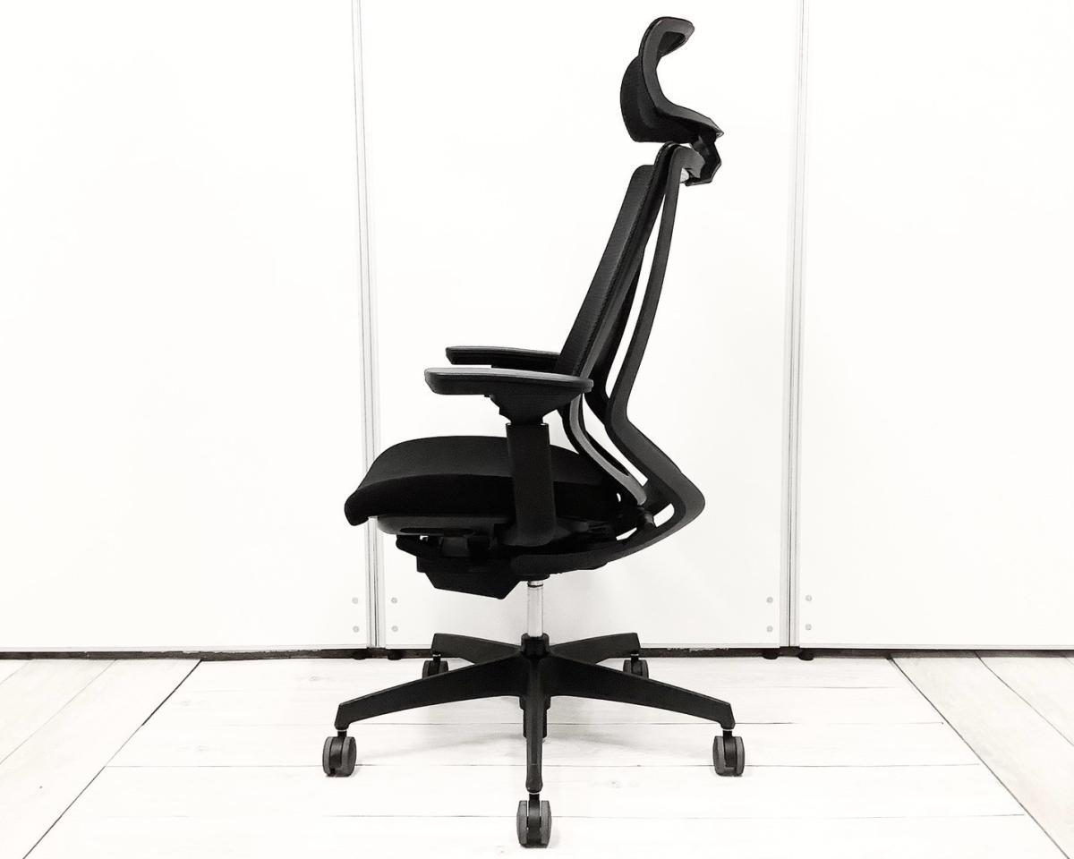 中古】デュオラ メッシュ コクヨ/KOKUYO 肘付ハイバックチェア 599660