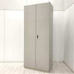 【収納量抜群の観音開き書庫!搬入サイズにお気を付けください!】■イトーキ(ITOKI)製 シンライン(THIN LINE)シリーズ 両開き書庫 ハイキャビネット ■シリンダー錠 ■グレー【CU】【関東倉庫在庫品】【弊社使用欄:A01060690】