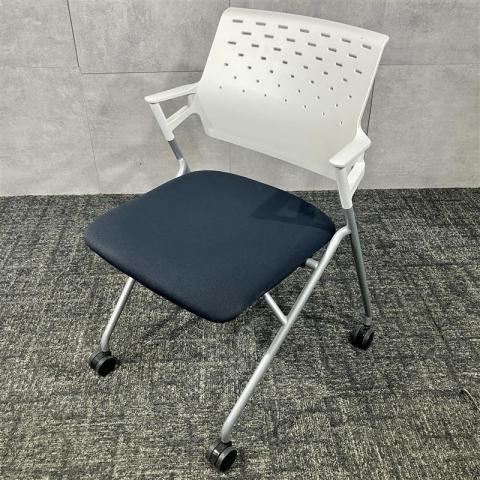 【中古】ピエガ CK-720PAWG4B6-W コクヨ（KOKUYO） ネスティングチェア