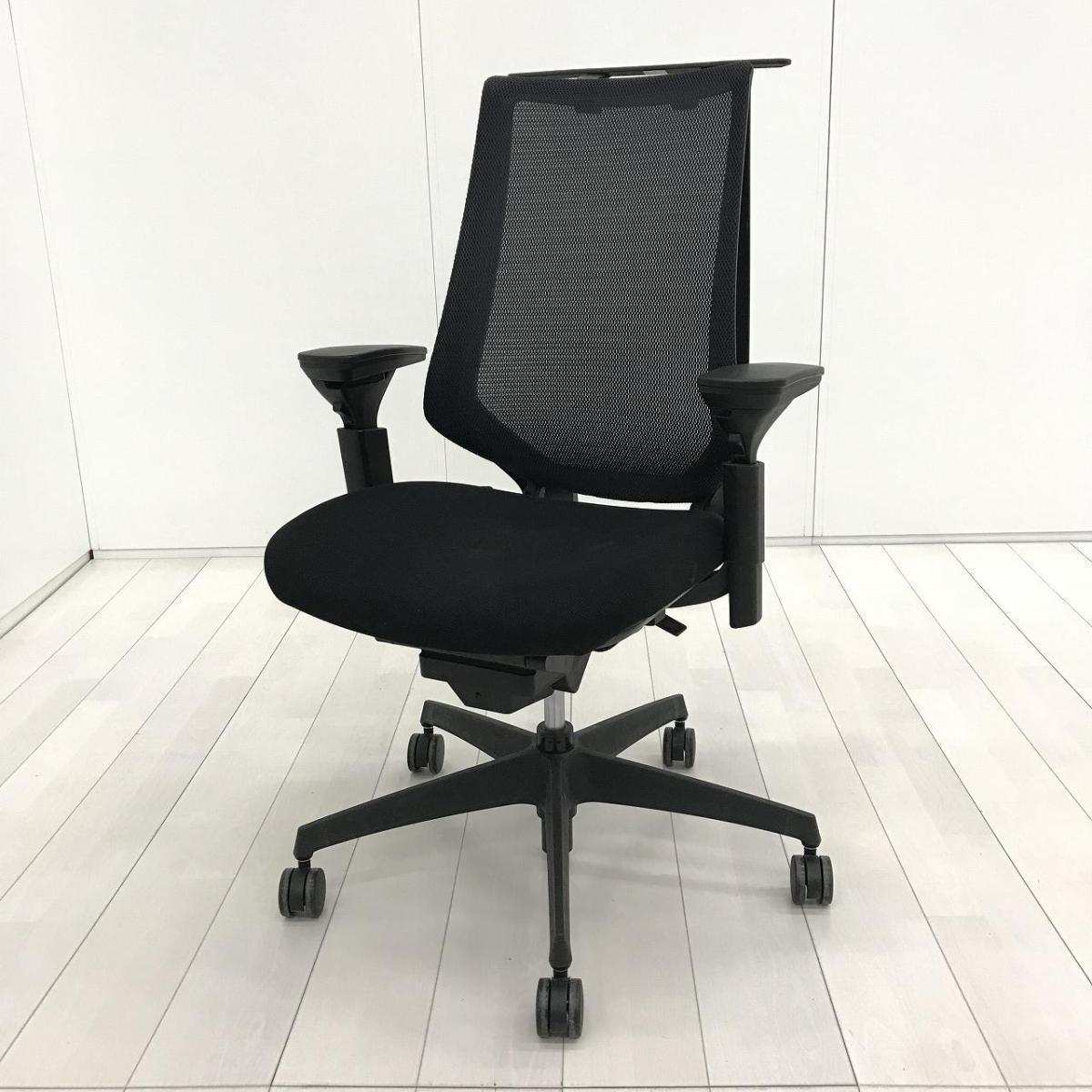 中古】デュオラ2 コクヨ/KOKUYO 肘付ハイバックチェア 599864 - 中古 
