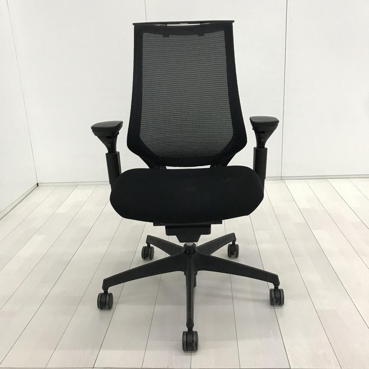 中古】デュオラ2 コクヨ/KOKUYO 肘付ハイバックチェア 599864 - 中古