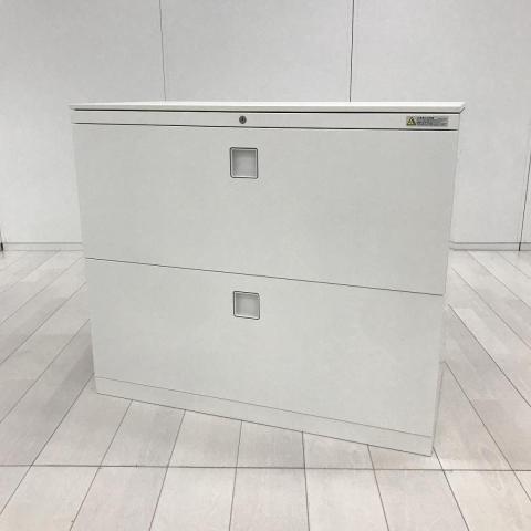 【中古】レクトライン  オカムラ（okamura） ローキャビネット／ラテラル