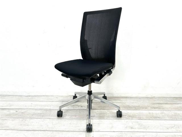 【中古】ヴェントチェア KE-860JA-Z5T1T5 イトーキ（ITOKI） 肘無ハイバックチェア