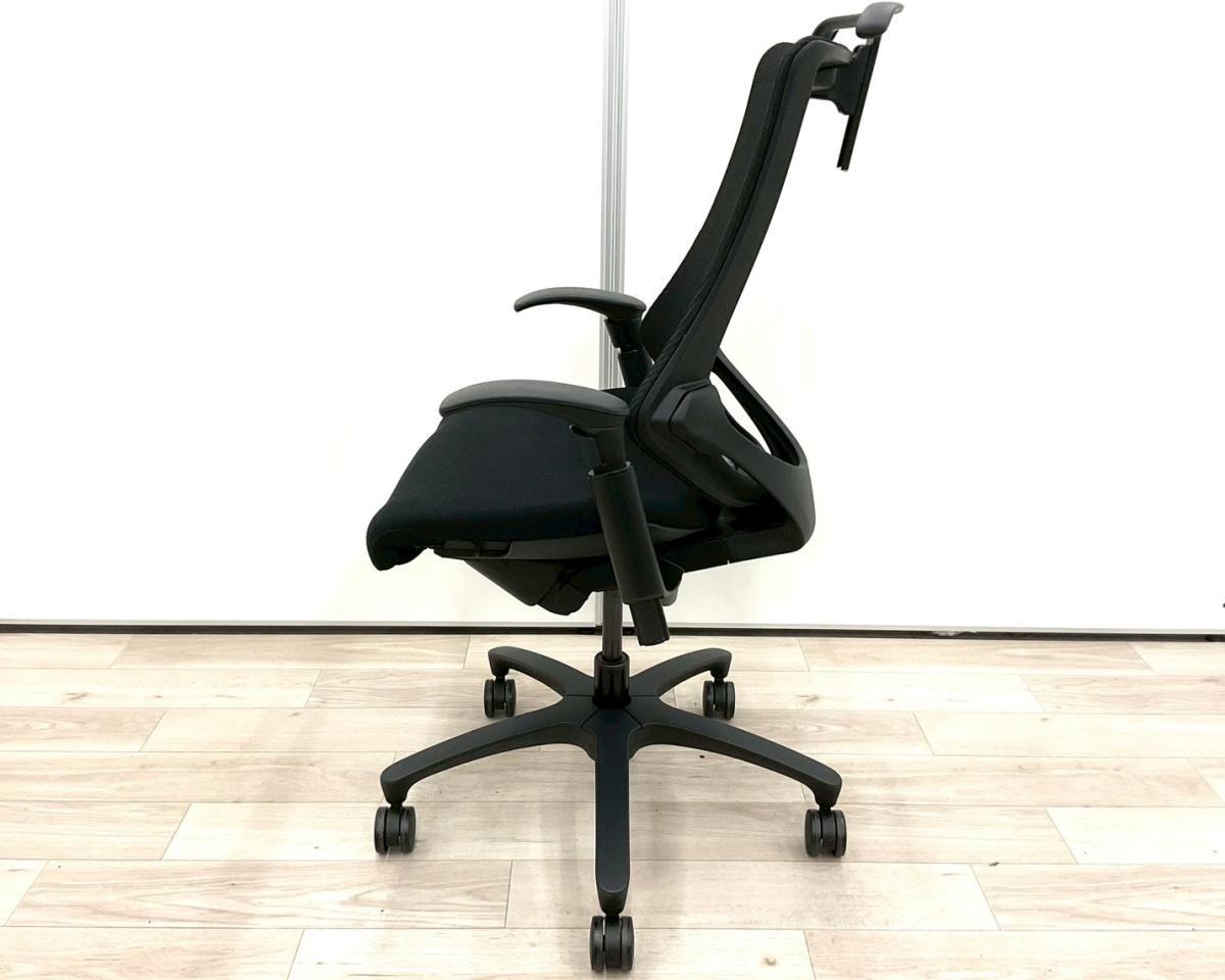 中古】エフメッシュ KF-370JB-T1T1 イトーキ/ITOKI 肘付ハイバック