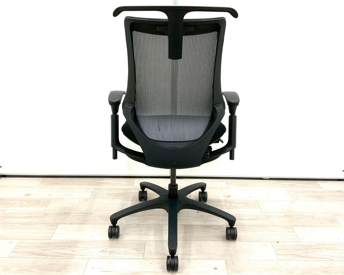 中古】エフメッシュ KF-370JB-T1T1 イトーキ/ITOKI 肘付ハイバック