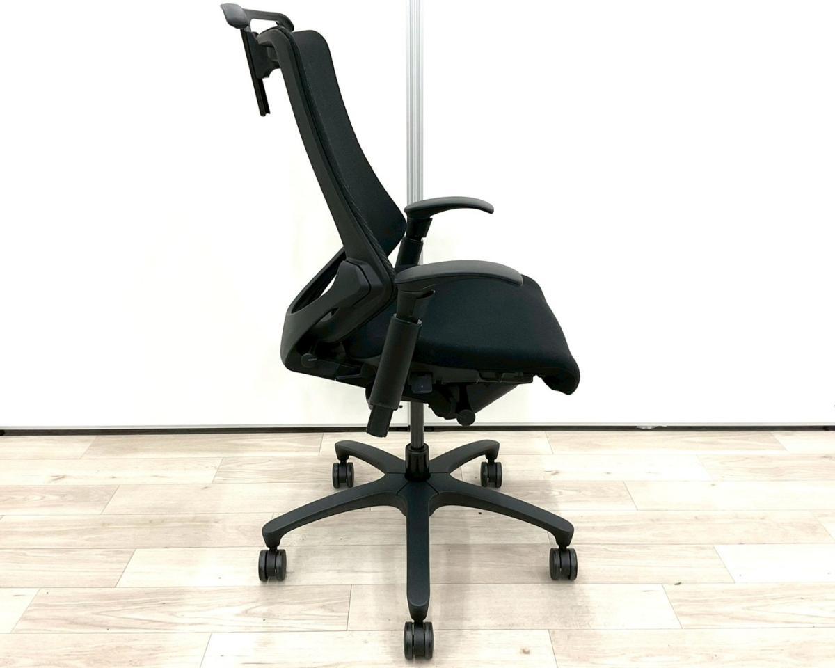 中古】エフメッシュ KF-370JB-T1T1 イトーキ/ITOKI 肘付ハイバック