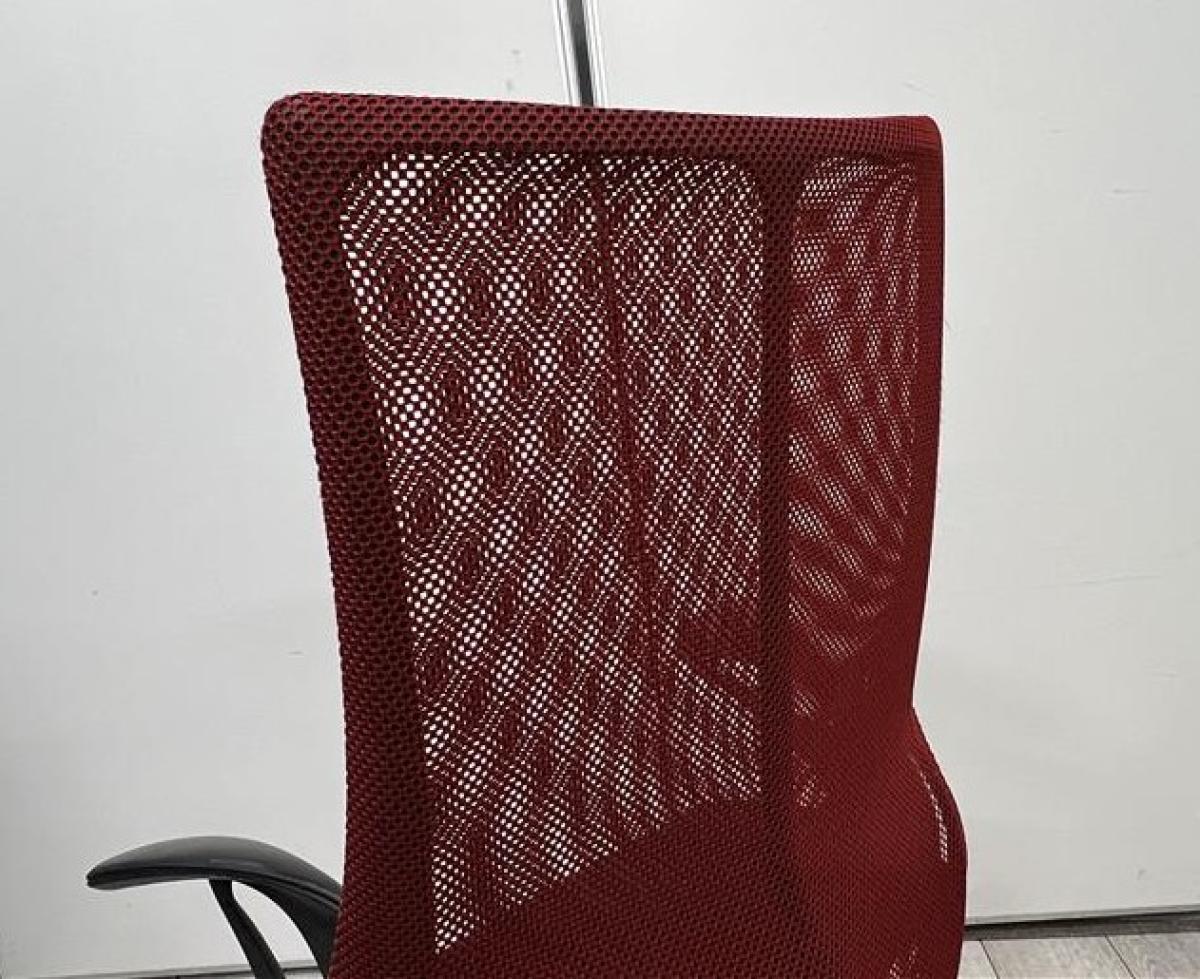 中古】レオパード CE73BS 001 オカムラ/okamura 肘付ハイバックチェア
