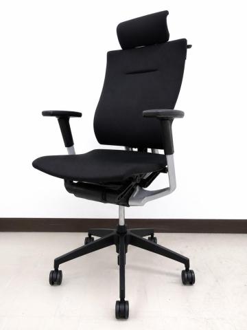 【中古】スピーナチェア KE-727GVH-T1T1 イトーキ（ITOKI） 肘付ハイバックチェア