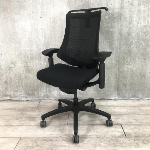 【中古】エフメッシュ KG-170JVH-T1T1 イトーキ（ITOKI） 肘付ハイバックチェア