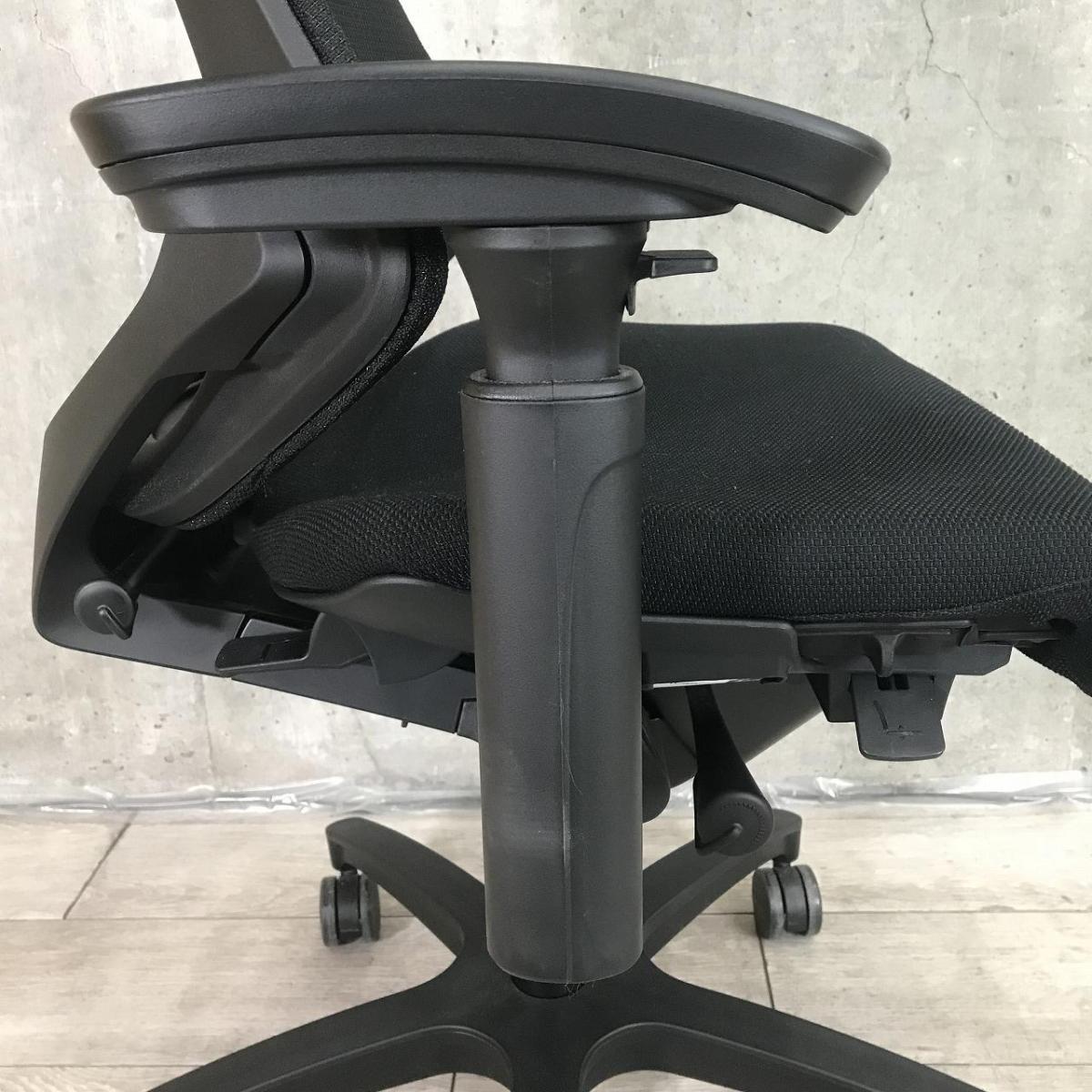 中古】エフメッシュ KG-170JVH-T1T1 イトーキ/ITOKI 肘付ハイバック