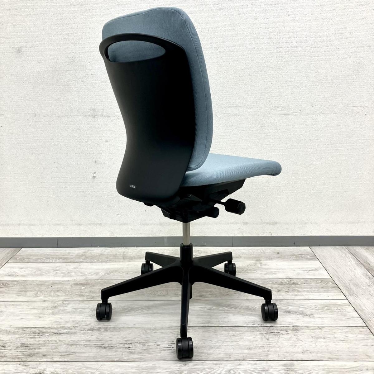 中古】フルゴ KF-430CF-T1S4 イトーキ/ITOKI 肘無ローバックチェア