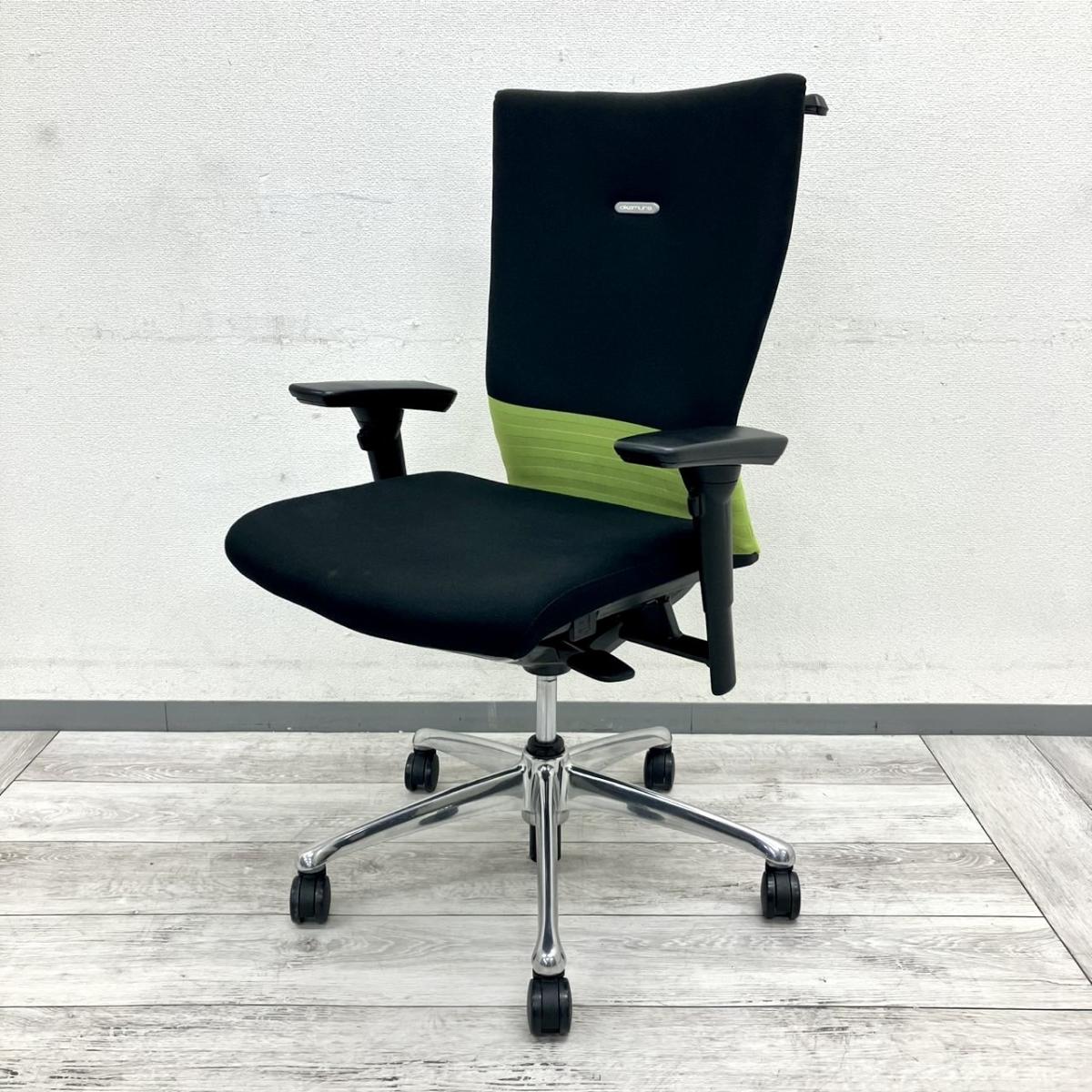 【sayaka5525】中古デスク&モニター、オカムラチェアフィーゴ￼ 中古】フィーゴチェア CJ96BR FAM6 オカムラ/okamura 肘付ハイバック