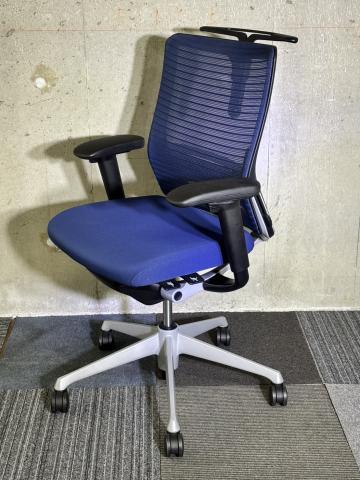 【中古】コーラルメッシュ CO3205GS　FSH3 オカムラ（okamura） 肘付ミドルバックチェア